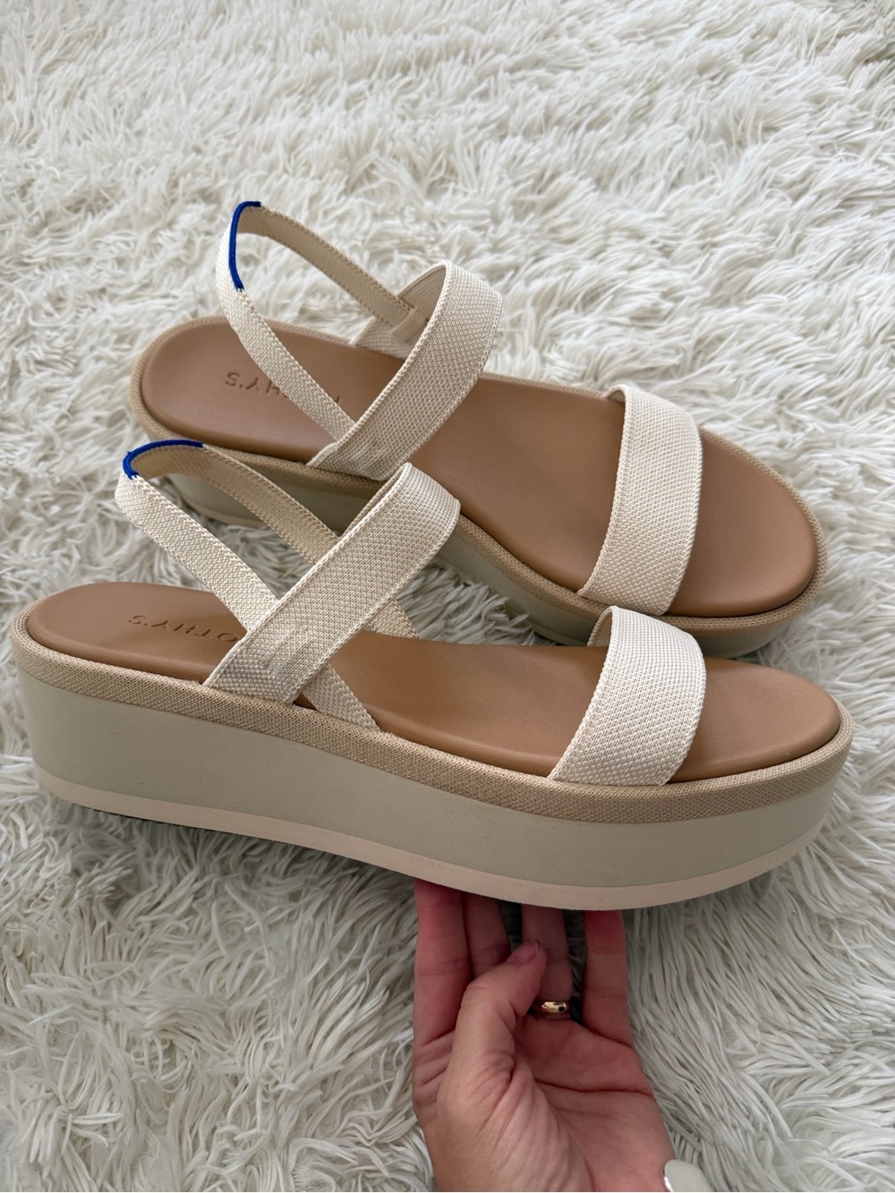 Rothy's The Lightweight Wedge Sandal - Size 11.5 - NWT